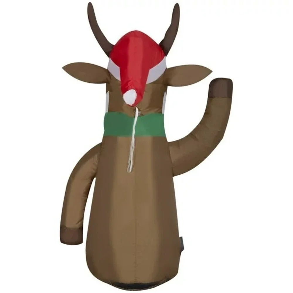 Gemmy Airblown Inflatable‎ Reindeer Car Buddy 3Ft Energy Efficient LED Christmas